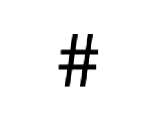 Hash Symbol in LaTeX